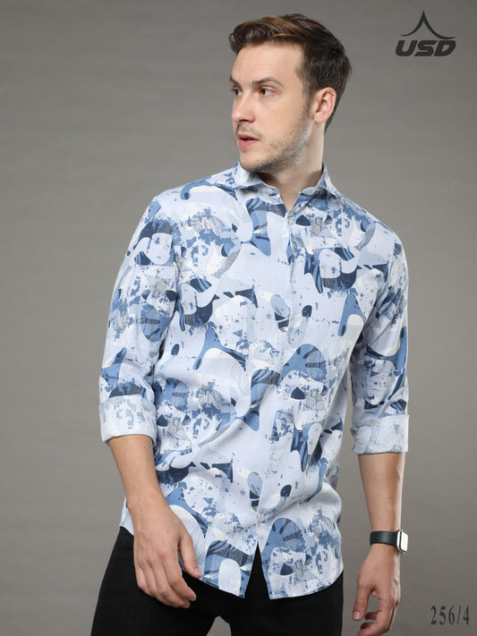 256/4-Twill cotton Full shirts