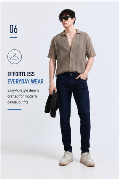 Men's Premium Denim Jeans Ankle Fit - 364/1