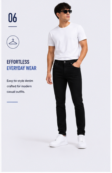 Men's Premium Denim Jeans Ankle Fit - 364/6