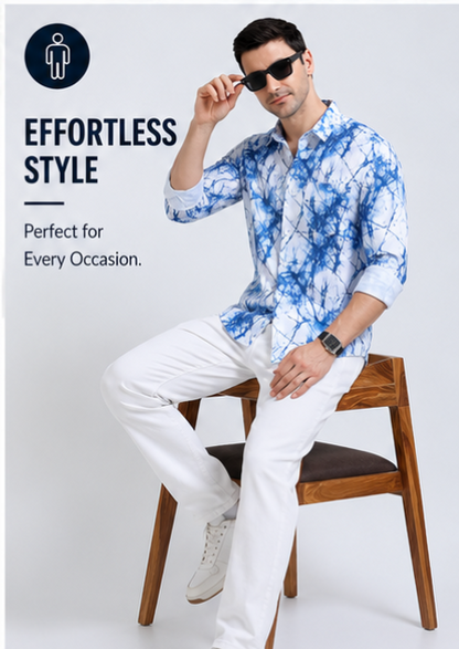 Premium Oxford Digital Printed Shirts-389/5