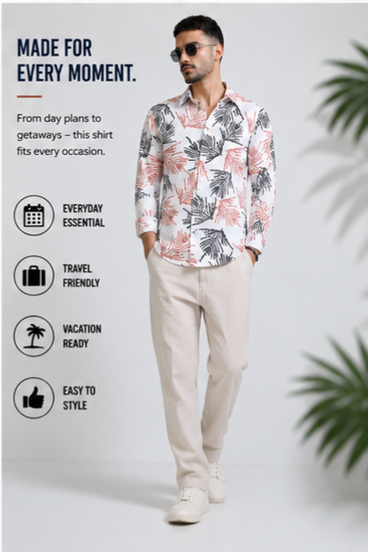 Premium Rayon Digital Print Shirt - 386/5