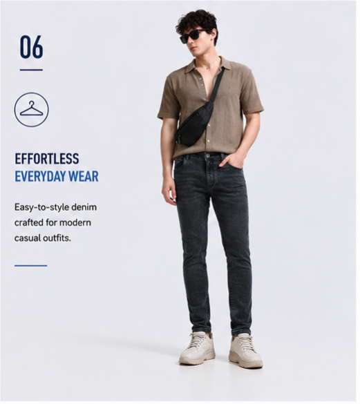 Men's Premium Denim Jeans Ankle Fit - 364/3