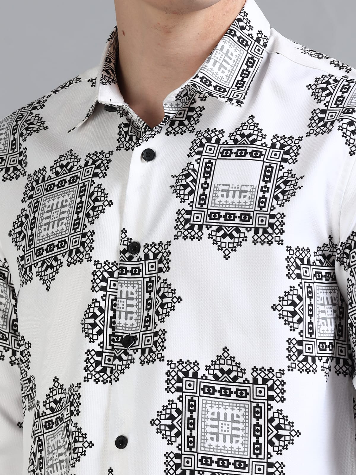 346/8-IMP Printed Party wear shirts