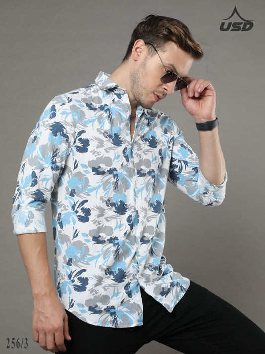 256/3-Twill cotton Full shirts