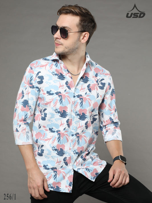 256/1-Twill cotton Full shirts