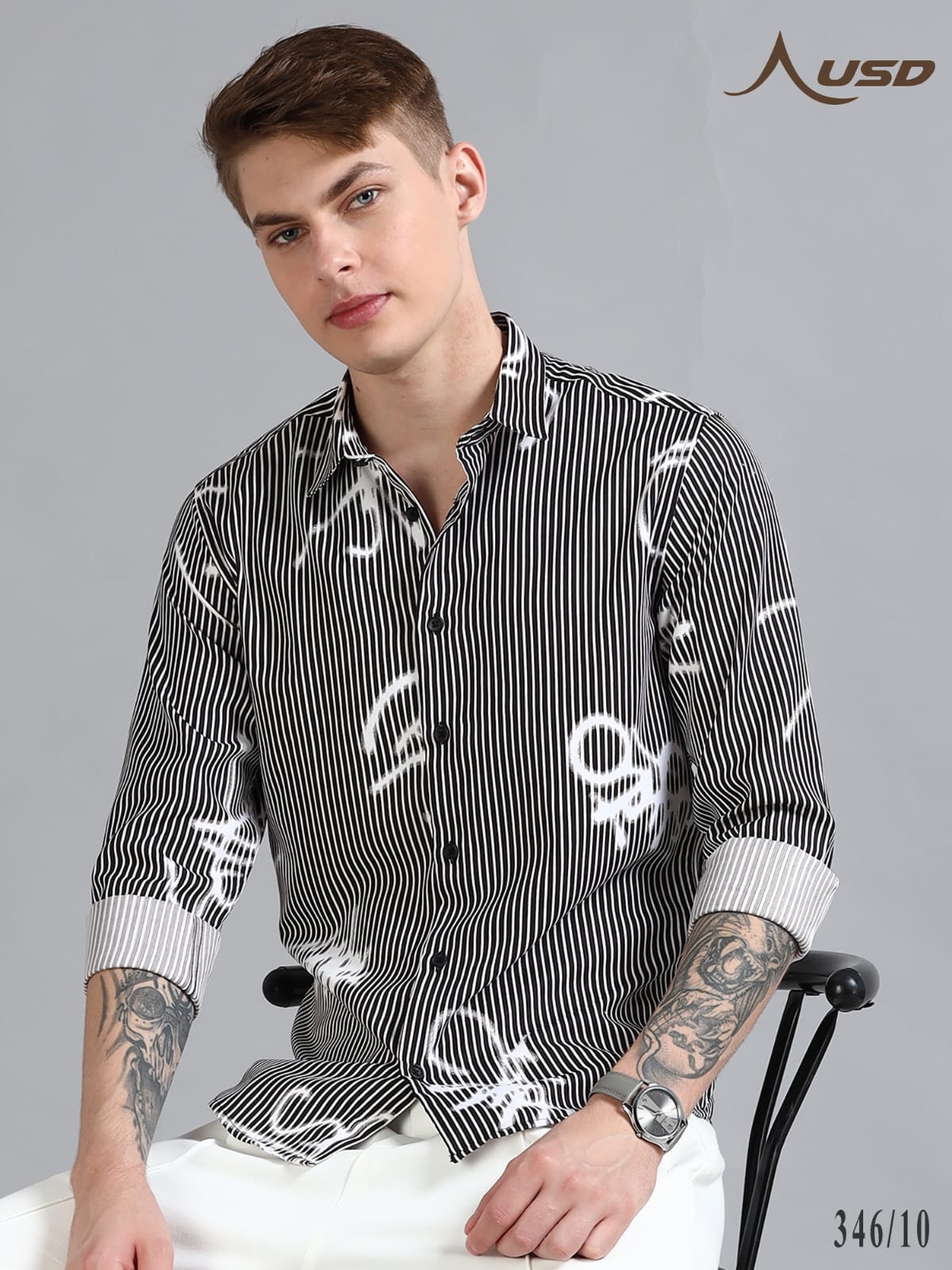 346/10-IMP Printed Party wear shirts