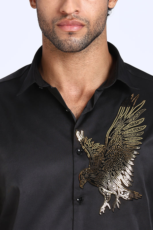 381/4-Eagle Stone Designer Full Shirts