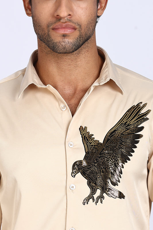 381/6-Eagle Stone Designer Full Shirts