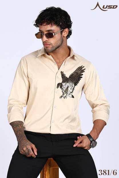 381/6-Eagle Stone Designer Full Shirts