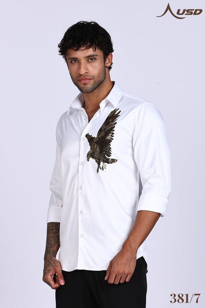 381/7-Eagle Stone Designer Full Shirts