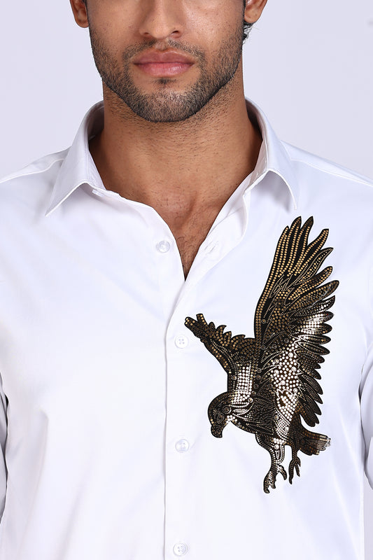 381/7-Eagle Stone Designer Full Shirts