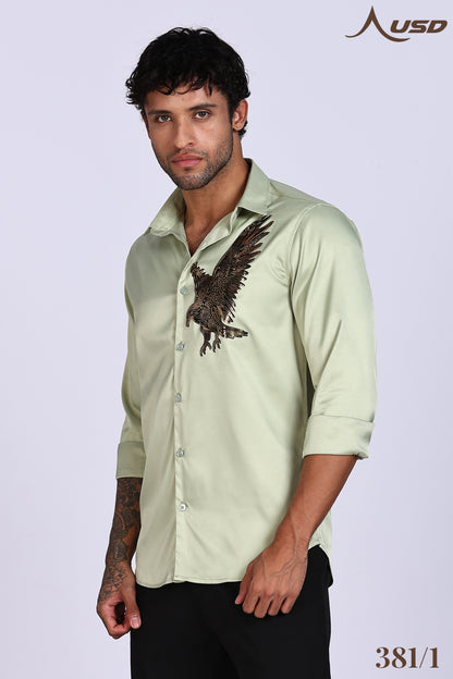 381/1-Eagle Stone Designer Full Shirts