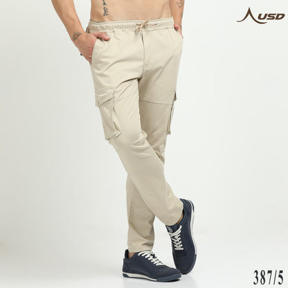 Premium Lycra Cargo Pants effortlessly stylish - 387/5