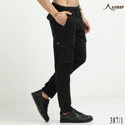 Premium Lycra Cargo Pants effortlessly stylish - 387/1
