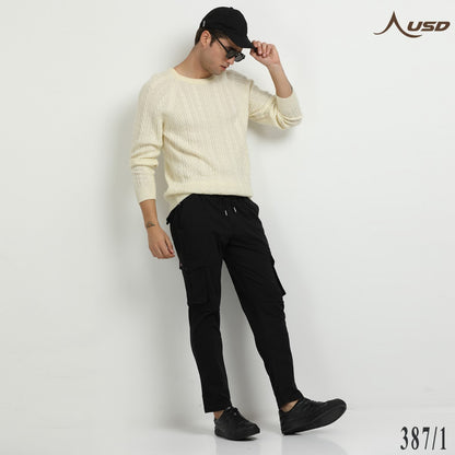 Premium Lycra Cargo Pants effortlessly stylish - 387/1