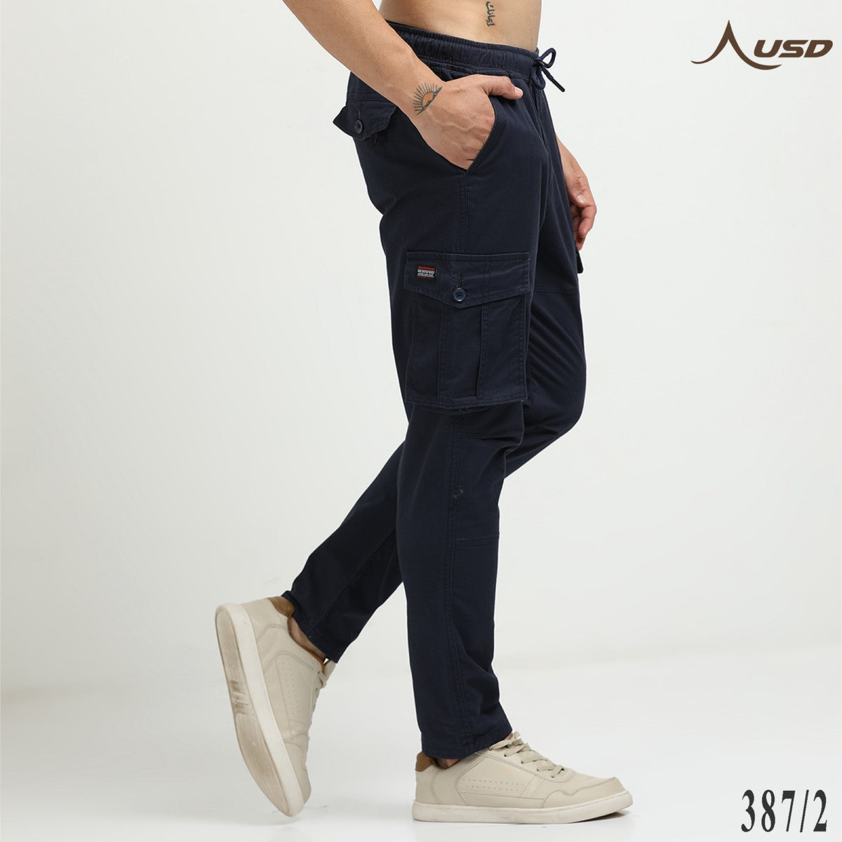 Premium Lycra Cargo Pants effortlessly stylish - 387/2
