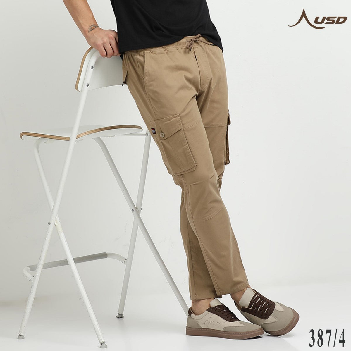 Premium Lycra Cargo Pants effortlessly stylish - 387/4