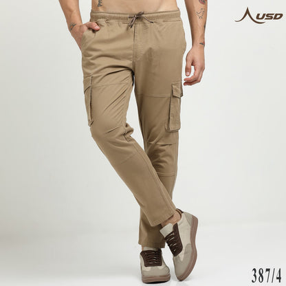 Premium Lycra Cargo Pants effortlessly stylish - 387/4