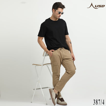 Premium Lycra Cargo Pants effortlessly stylish - 387/4