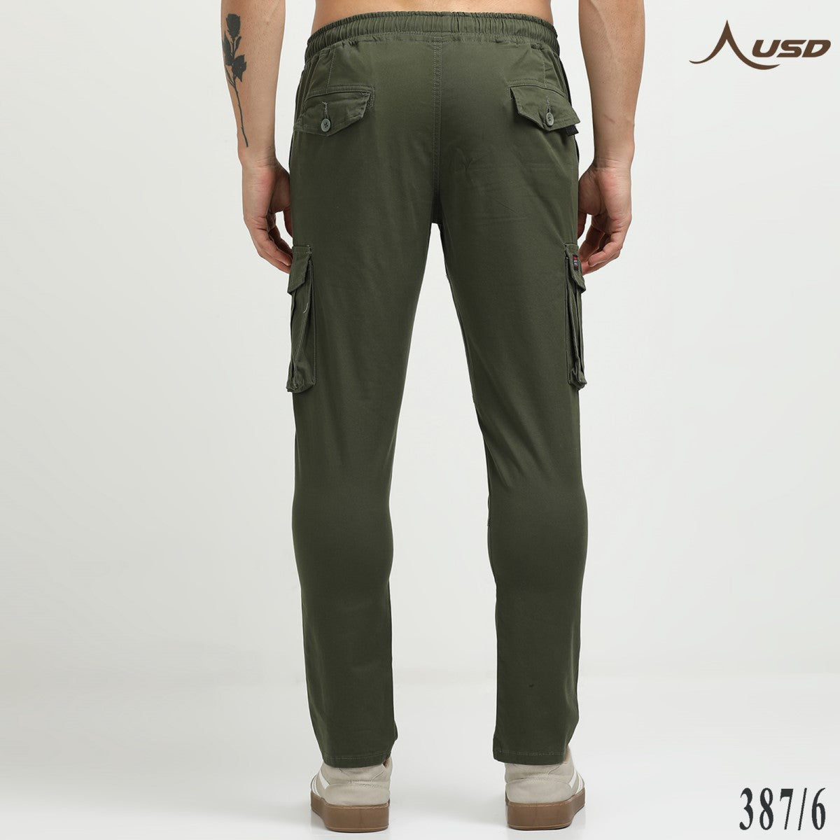 Premium Lycra Cargo Pants effortlessly stylish - 387/6