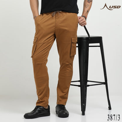 Premium Lycra Cargo Pants effortlessly stylish - 387/3