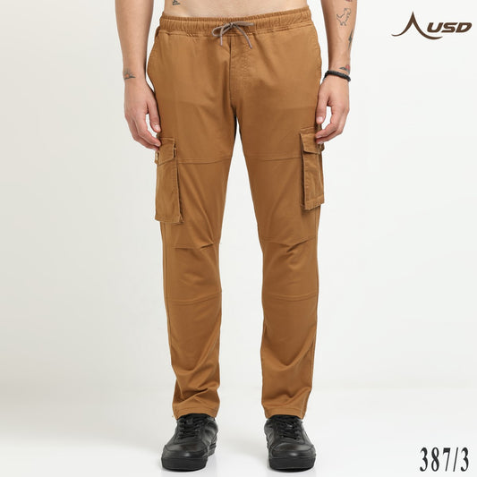 Premium Lycra Cargo Pants effortlessly stylish - 387/3
