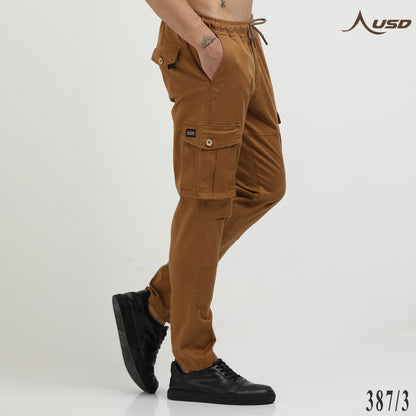 Premium Lycra Cargo Pants effortlessly stylish - 387/3