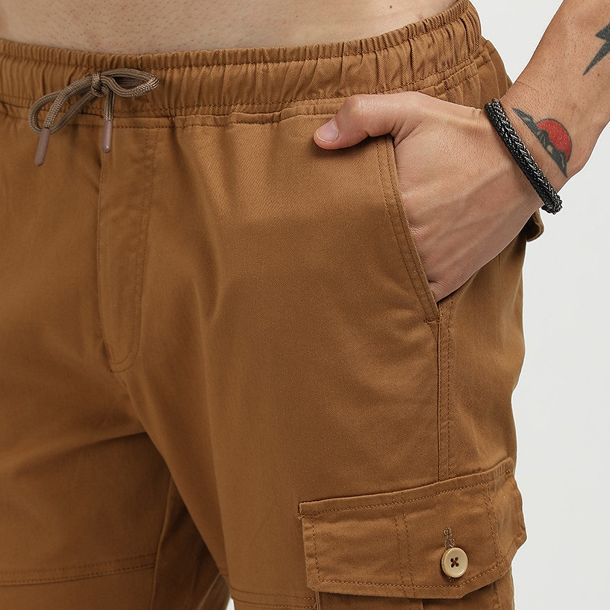 Premium Lycra Cargo Pants effortlessly stylish - 387/3