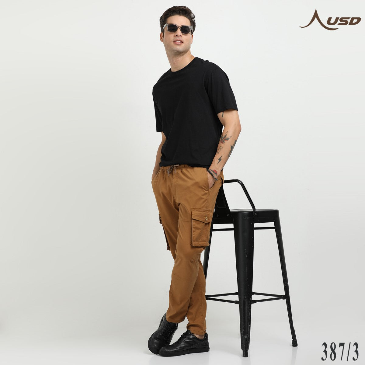 Premium Lycra Cargo Pants effortlessly stylish - 387/3