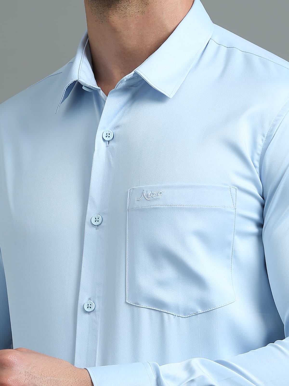 353/5-Satin Party Wear Shirts