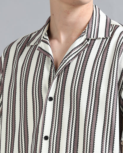 Cuban Collared Shirts Half Shirt! - 347/6