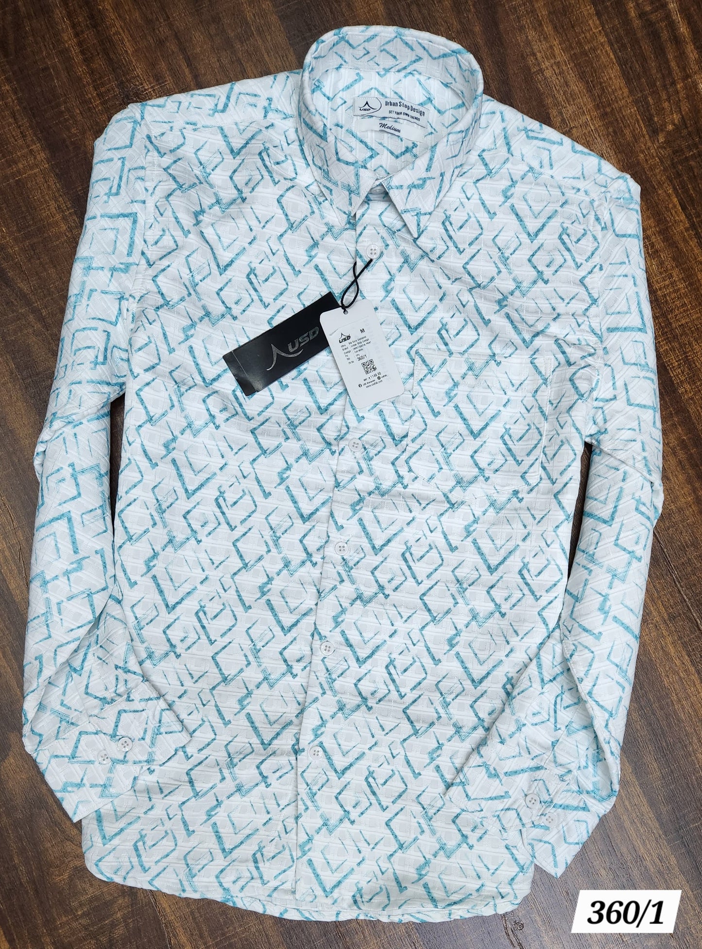 360/1-USD Triply Digital Printed Shirts