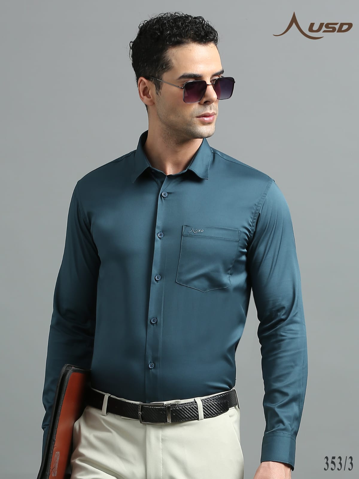 353/3-Satin Party Wear Shirts