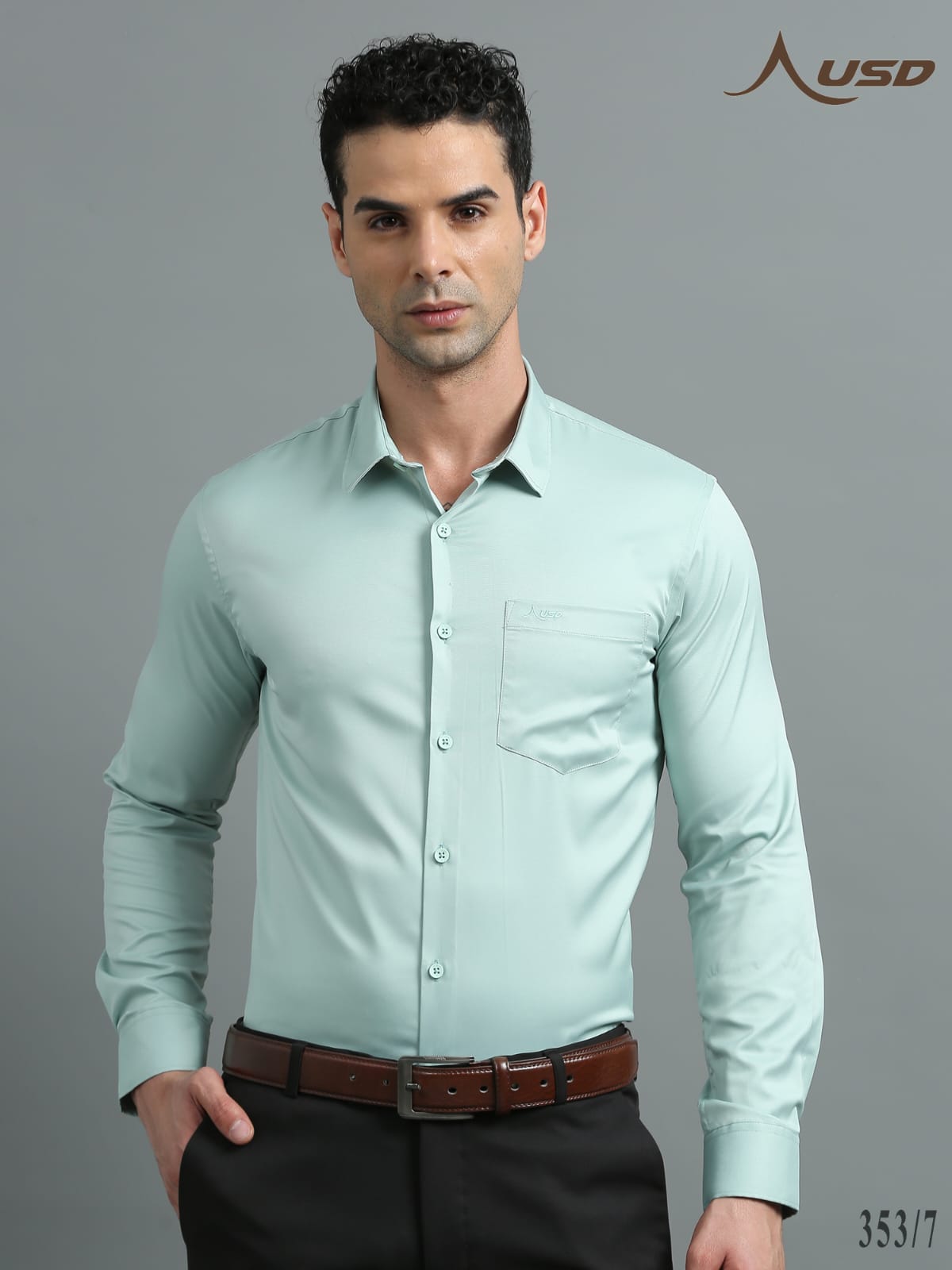 353/7-Satin Party Wear Shirts