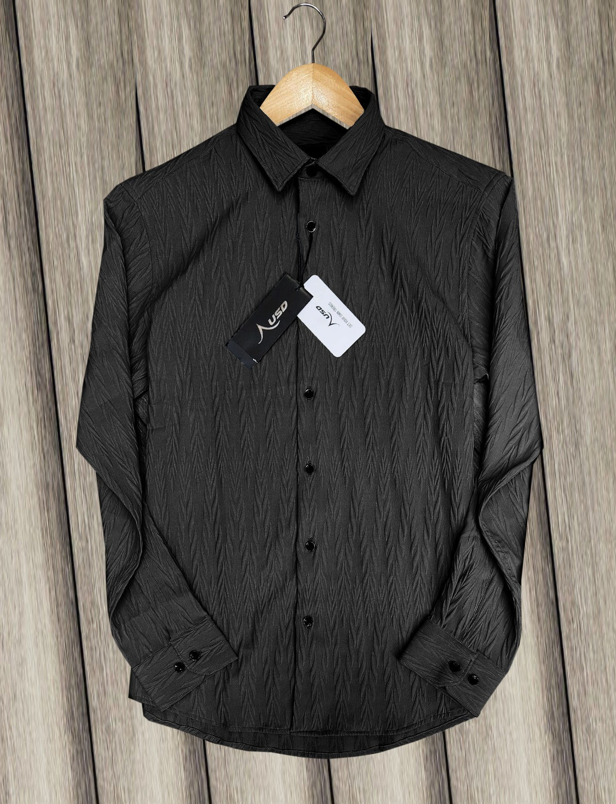 217/1-Imported Self Design Stylish Shirt
