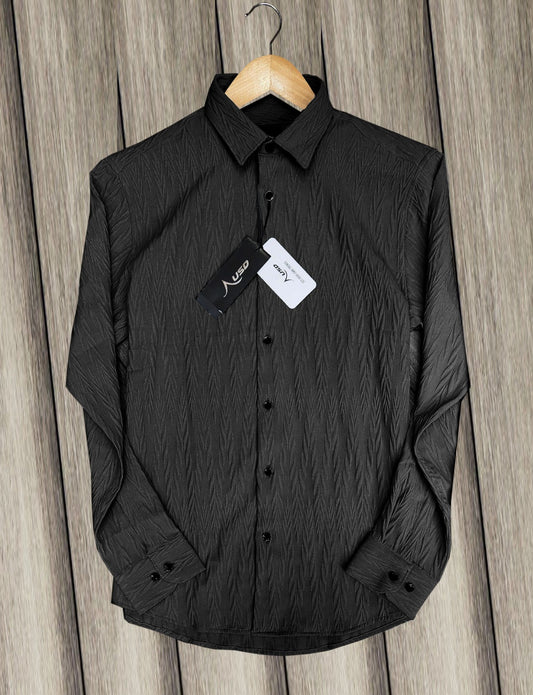 217/1-Imported Self Design Stylish Shirt