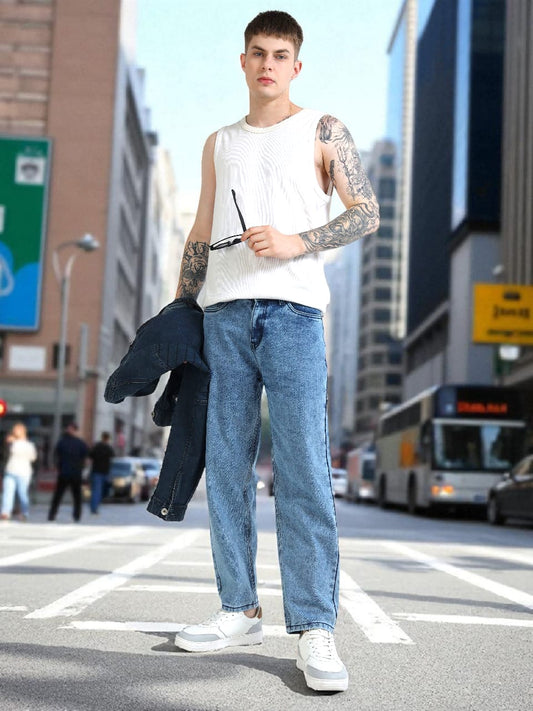 383/1-Classic MOM Fit Jeans - Comfort With Style"