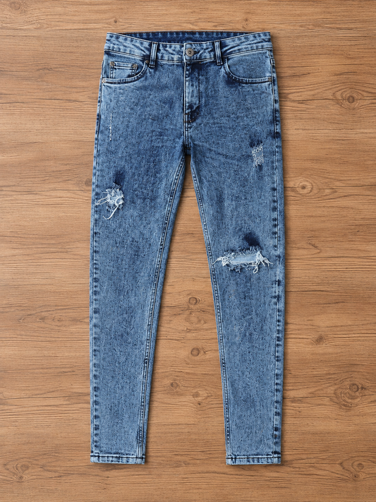 Torn Men's Premium Denim Jeans Ankle Fit - 358/2