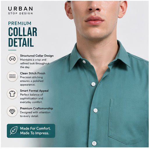 Shirt for men Premium Cotton Slab Casual Shirt - Full Sleeve USD-407/1