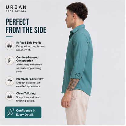 Shirt for men Premium Cotton Slab Casual Shirt - Full Sleeve USD-407/1